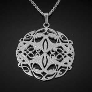 Mull Round Pendant - Silver (Medium)