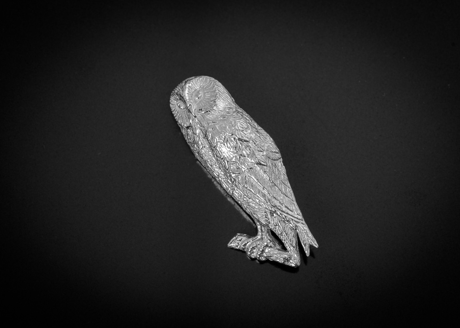 Owl Brooch (Silver)