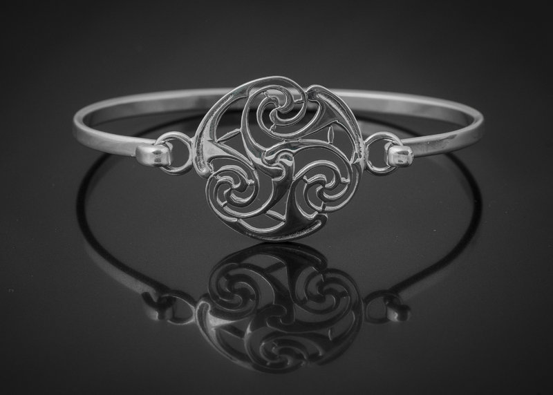 Sun Disc Bangle